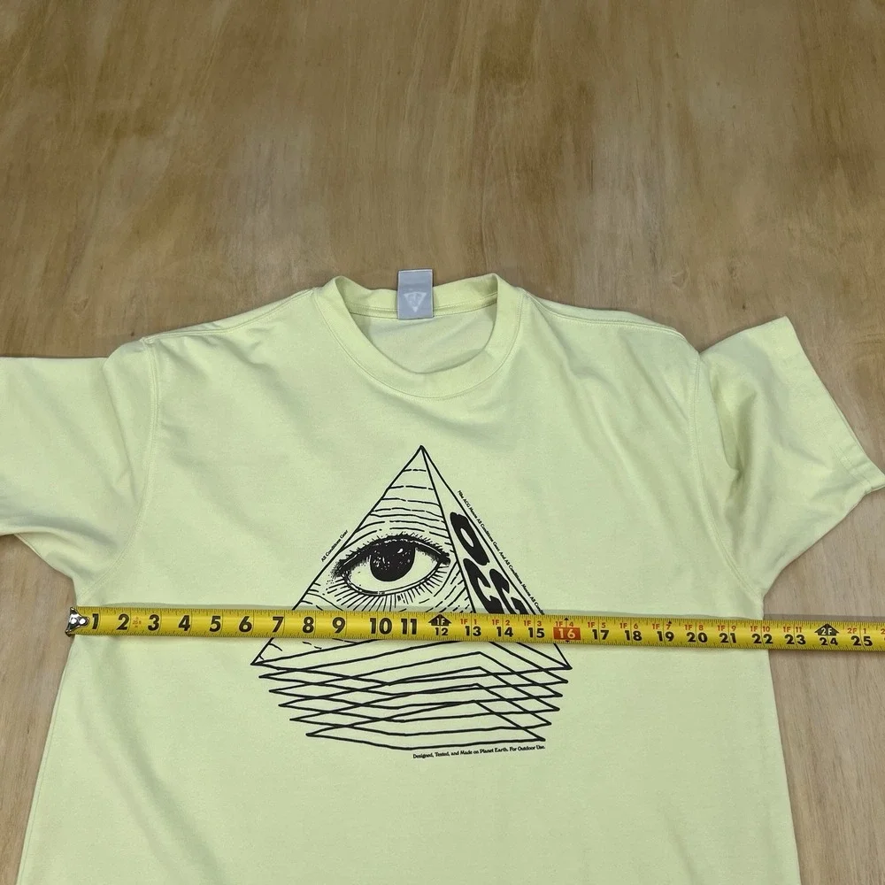 Nike ACG Dri-Fit Tee T-Shirt Mens Sz Medium Yellow